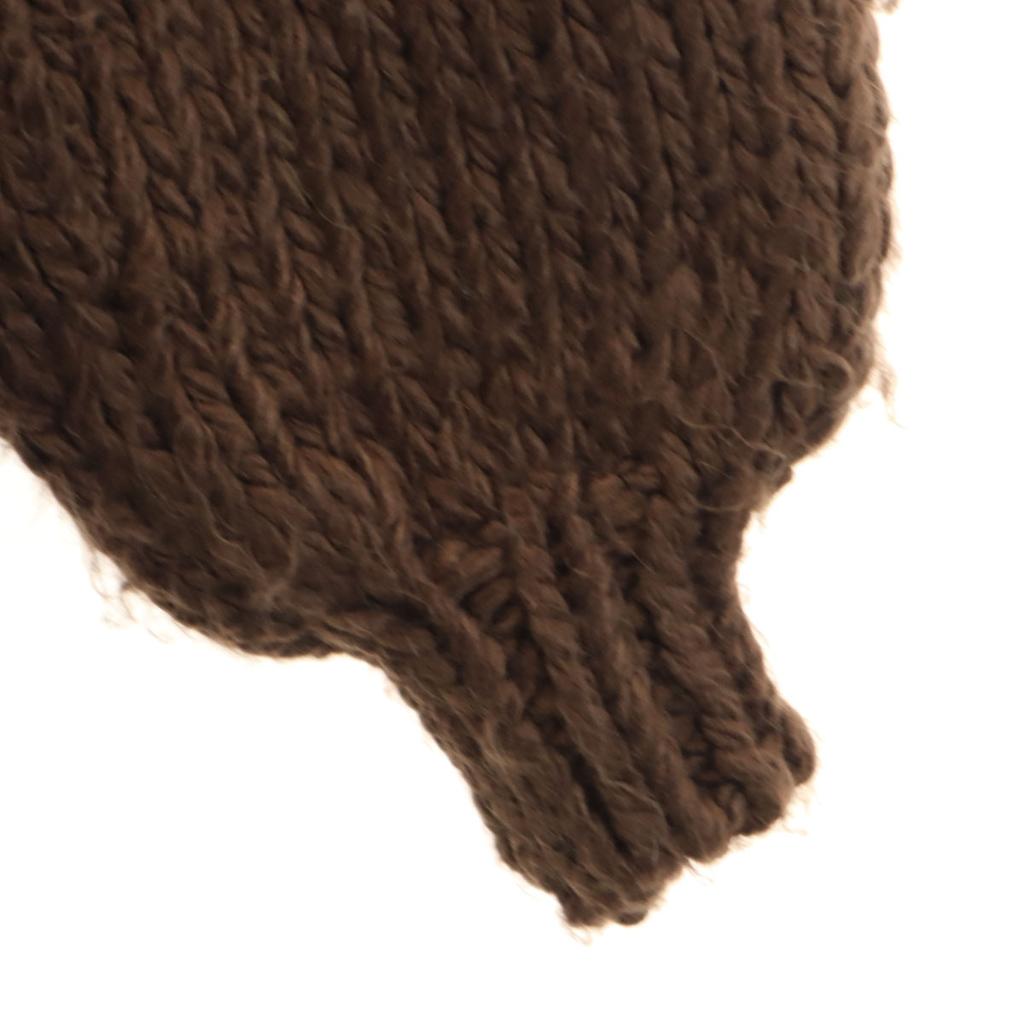 unused EZUMi Knit sleeve Boa coat M Brown Women Used