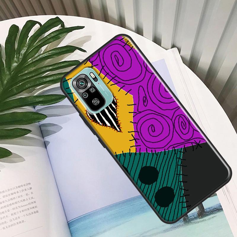 

Jack and Sally Halloween Case For Redmi 9 10 9A 9C 9T Back Cover For Xiaomi Redmi Note 11 10 Pro 9 8 9S 10S Coque Redmi Note 8 Pro