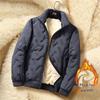 Men's Winter Warm Fleece-Lined Coat - Dirt & Wear Resistant, Loose Fit