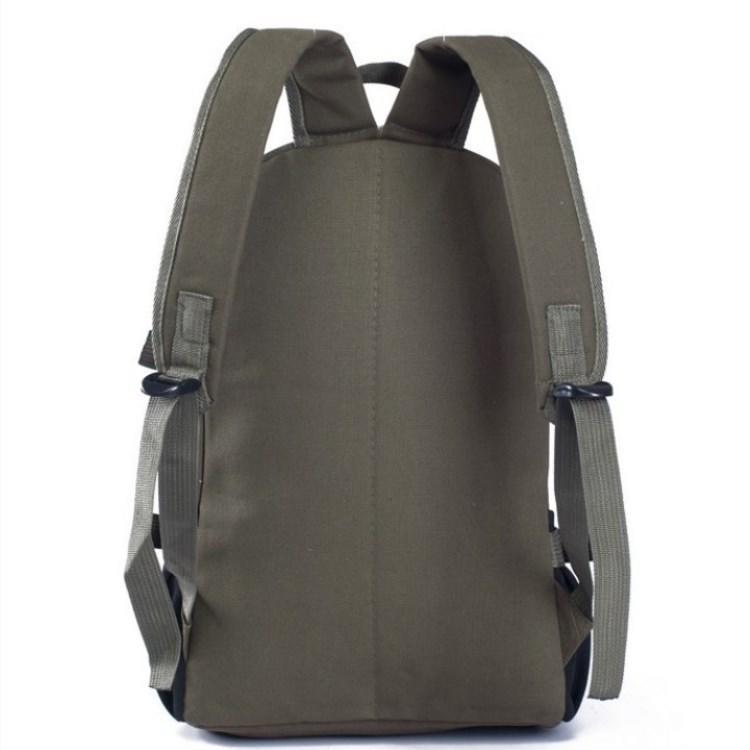 Large-Capacity Korean-Style Double-Shoulder Bag Casual Travel Canvas Backpack Student School Bag Laptop Travel Bag