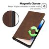 For Xiaomi Redmi A3/Poco C61 4G Leather Case Magnetic Calf Textured Mobile Phone Cover