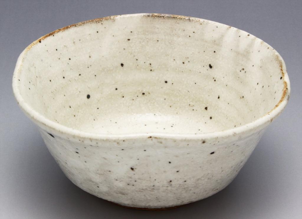 Utsuwa Roan Mino Ware Sanno Kiln Four-Push Small Bowl/Plate with Iron Powder Finish (134-0043)