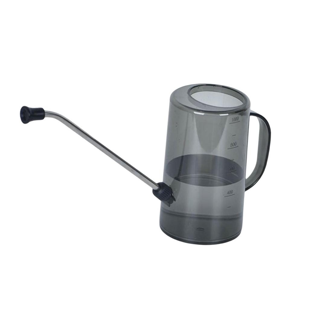 1L Konewka z długą wylewką i odłączaną głowicą rozpylającą Mała konewka do biura, gospodarstwa domowego, ogrodu, doniczek wewnętrznych