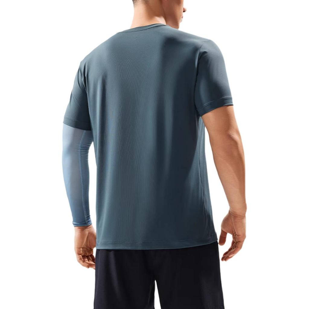 Li Ning Fitness Series T Shirt Men's Snail Dark Cyan ATSU065-5