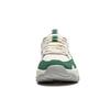 Li Ning Churui Comfortable Versatile Thick Sole Height Increasing Non-Slip Wear-Resistant Low-Top Casual Shoes Women Sneakers White Green AGCU190-1