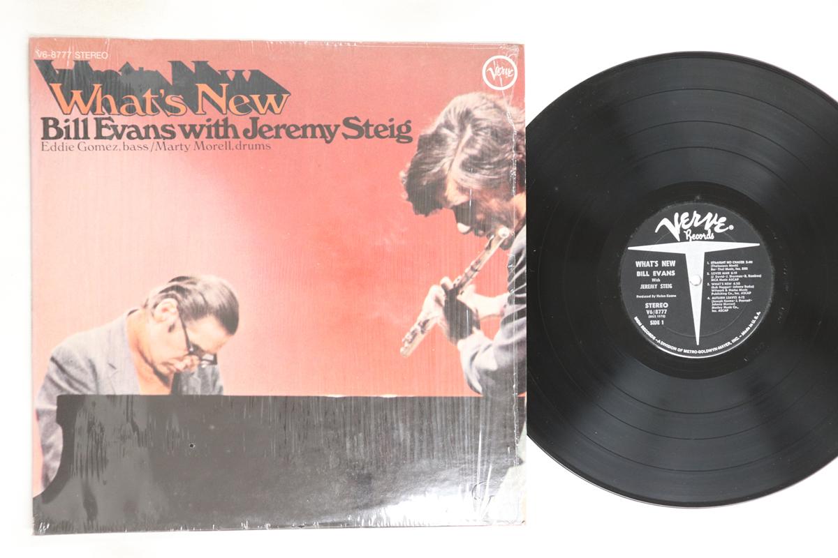 

LP Record BILL EVANS, JEREMY STEIG - What s New V68777 VERVE 1969 US Jazz Used