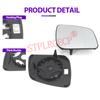 For Mercedes-Benz W169 W245 2008-2012 Left or Right Door Side Wing Mirror Glass Power Heated Rear View Replacement