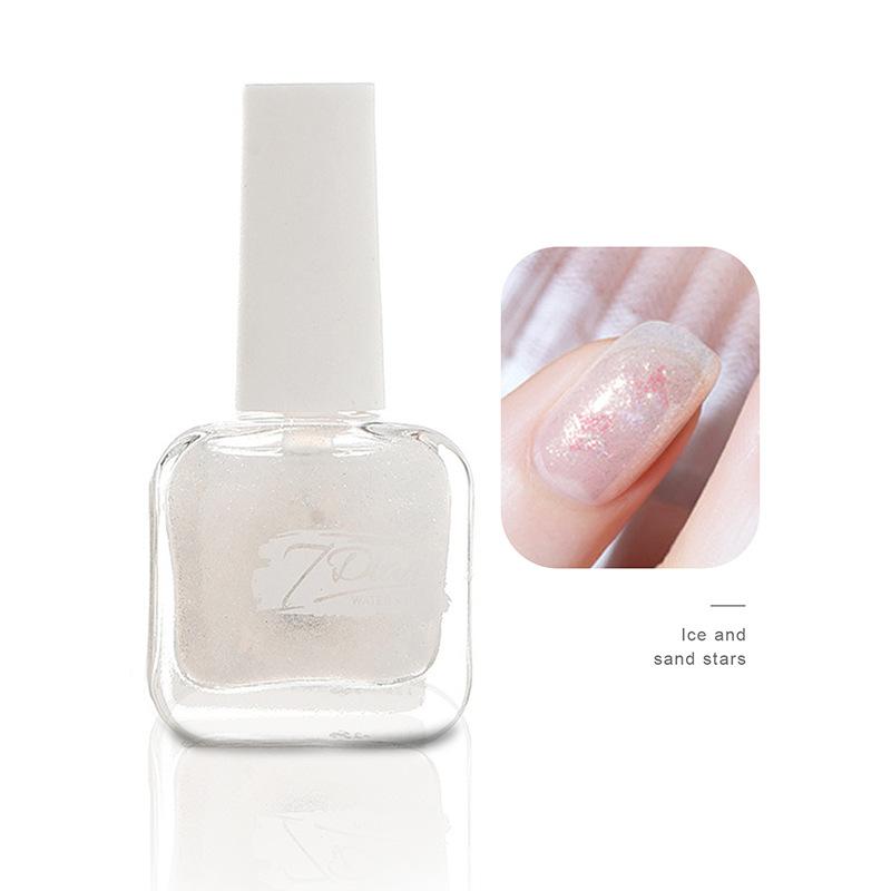 Nail Polish Nail Store No Bake Quick Dry Lasting Non-tearable Autumn and Winter Water-based Non-peelable Transparent Nude Nail Polish