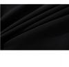 Men's Trendy Black Fake Two-Piece Lapel Hoodie Polo Shirt for Spring/Autumn