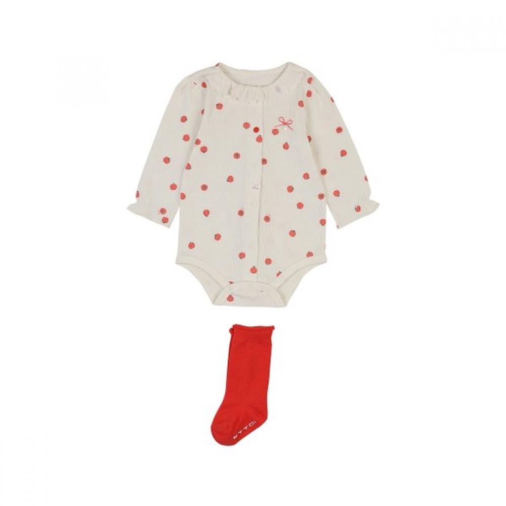 ETTOI Набор из 3 шт. Боди Mato 07t1 17984 CREAM/6M