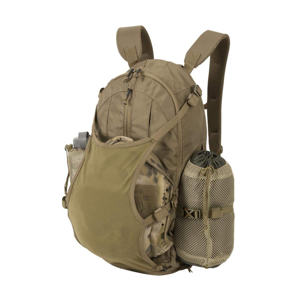 Helikon-Tex Groundhog Backpack, 10L, Coyote Design, Lightweight Hydration Backpack for Military and Tactical Use, Ideal for Mountaineering, Outdoor