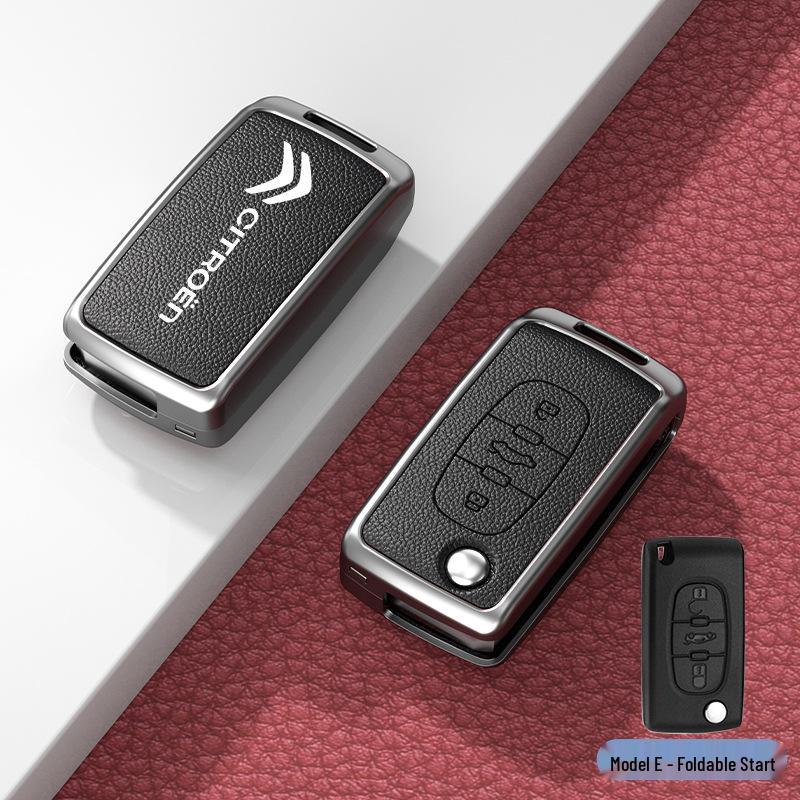 Car Key Cover & Buckle for Citroen C3XR, C4L, Tianyi, C5, C4 Sega, Elysee, C6 Models