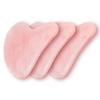 Natural Jade Guasha Stone Board Massage Rose Quartz Guasha Plate Jade Face Massager Scrapers Tools For Face Neck Back Body