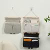 2Pcs Wall Hanging Bags with Multiple Pockets Bathroom Door Hanging Pouch for Keys Sunglasses Wallets Hair Accessories Large Capacity Sundries