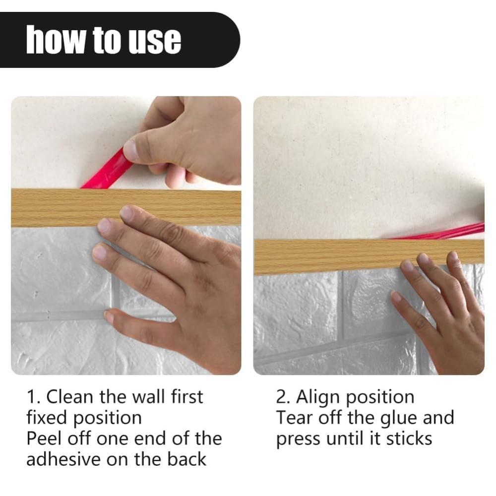1pC 2mX3cm Floor Transition Strip - Self Adhesive, PVC Carpet To Tile, Flooring Threshold Floor Edging Decorative Strip