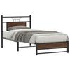 VidaXL Bed Frame Without Mattress Brown Oak 80x200cm Engineered Wood 4107007