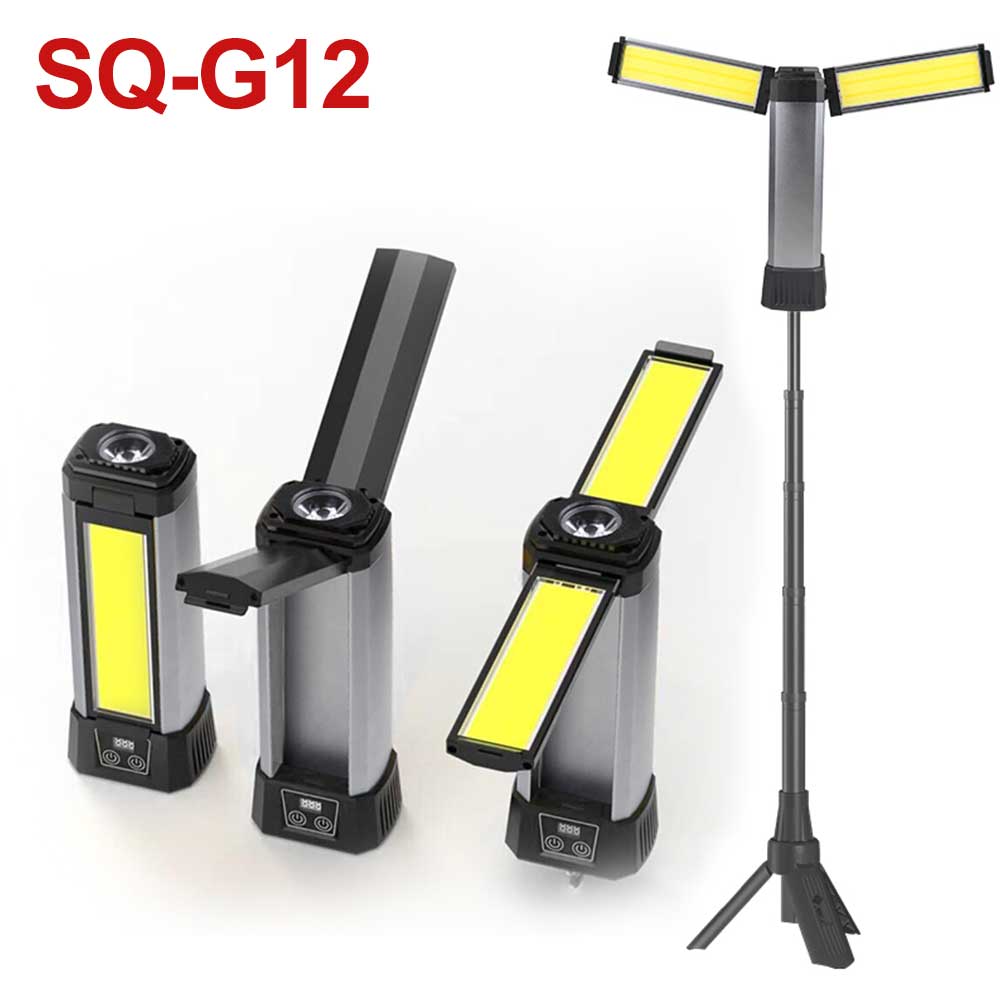 Folding Camping Light Telescopic and Collapsible Night Light COB Mobile Lighting 6000-3000 mAh  Magnetic Road Light Flash Light