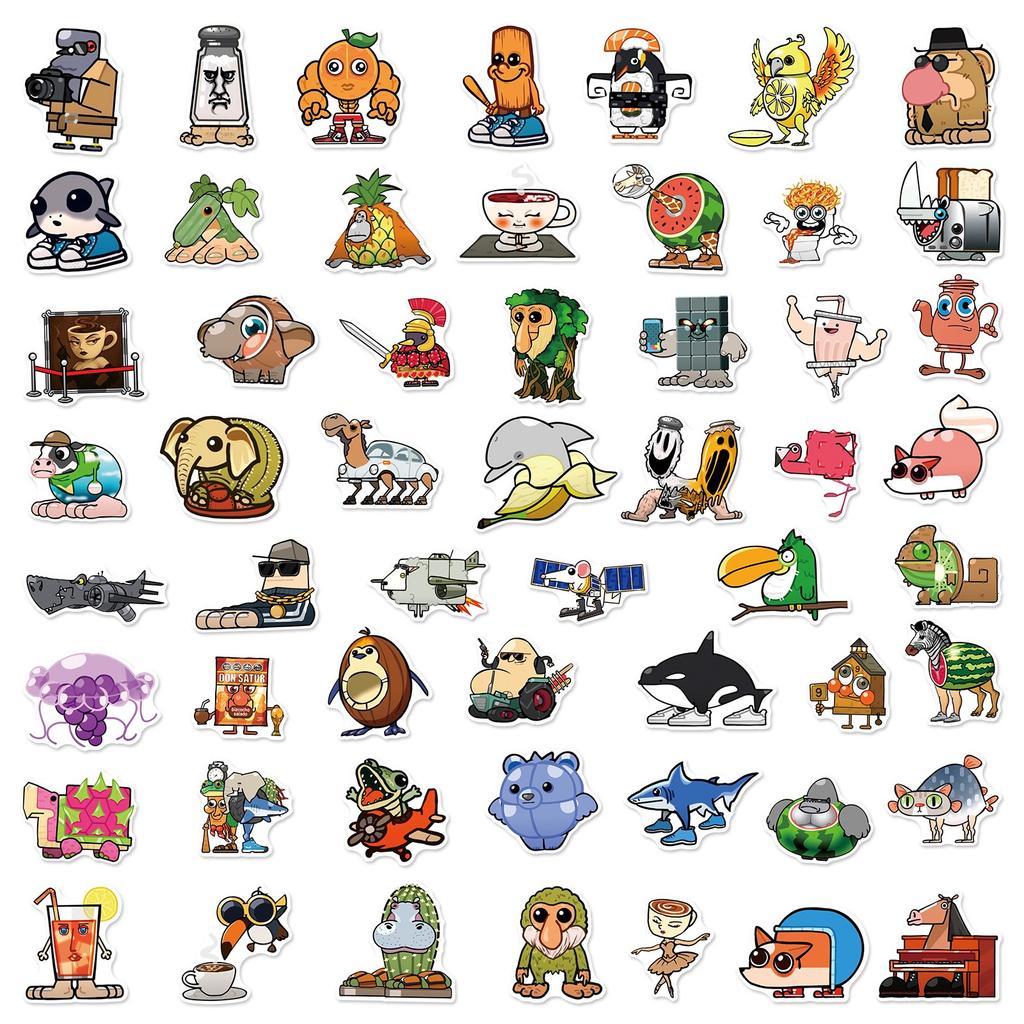 Stickers 55PCS ,Laptop Sticker Waterproof Vinyl Stickers Car Sticker Motorcycle Bicycle Luggage Decal Patches Skateboard Sticker DIY Decals