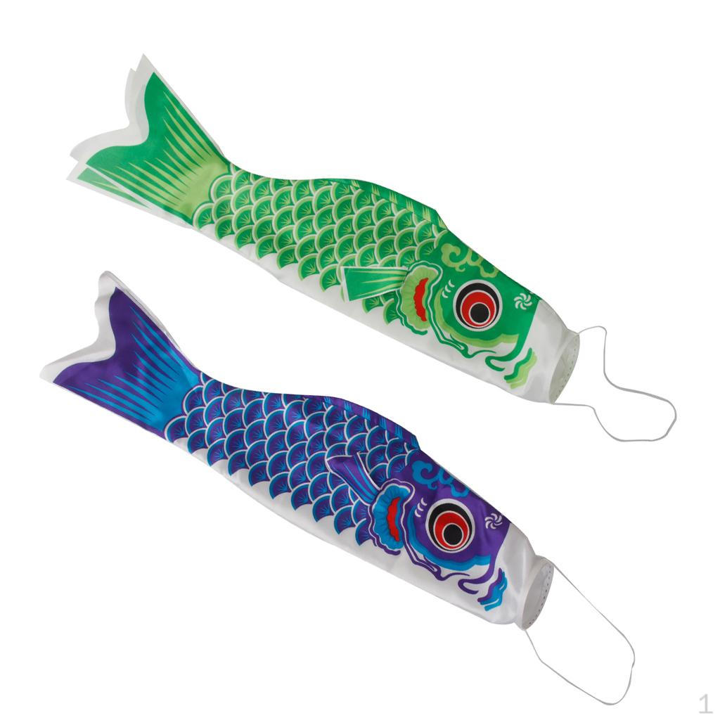 

2 шт. 150 см Японский карп Кои Ветровой рукав Флаг Змей Декор