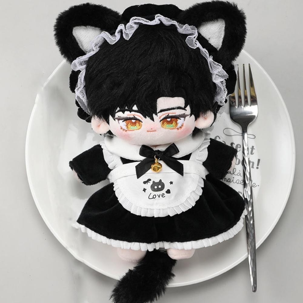 Bow Skirt Cotton Doll's Clothes Cat Tail Plush Doll Clothes  Children's Gift