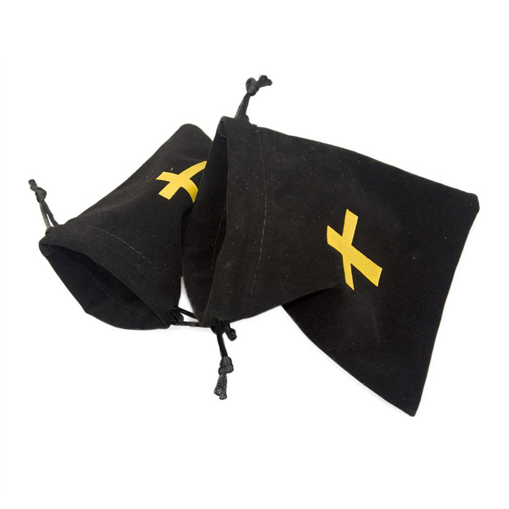 10pcs Velvet Rosary Pouches Velvet Drawstring Bags With Cross Design Velvet Rosary Bags For Jewelry Lovers And Travelers