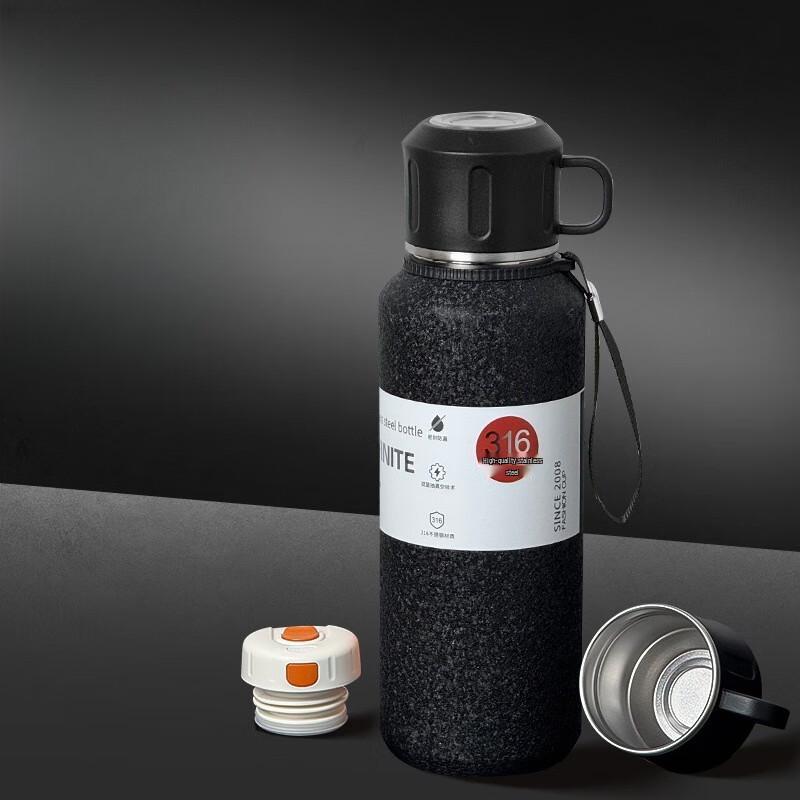 ZISIZ Large Capacity Stainless Steel Vacuum Flask