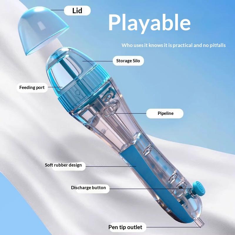 1Pcs Push Type Automatic Bead Pen Ergonomic Design Fuse Bead Tool for Perler Beads DIY Craft Home Hobby Use