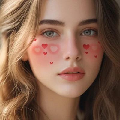 Christmas Tattoo Sticker Waterproof Women'S Lasting Christmas Love Makeup Face Sticker Tattoo Sticker