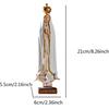 RR&LL Catholic Statue Our Lady of Fatima Virgin Mary Figure, Resin, 8.26x2.36x2.16 inch, White
