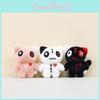 Adorable Plush Cat Keychain Alien Big Eye Cat Doll Soft Toy Bag Charm For Kids