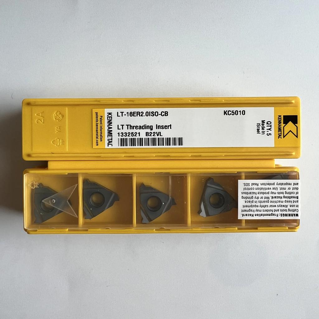 KENNAMETEL / LT-16ER2.0ISO-CB KC5010 / Original carbide blade 10 Pcs