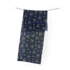 Maeda Senko ANDRIAS Outdoor Hand 100cm X 34cm (Giant Salamander) Towel, Surf, Navy, Size Approx.