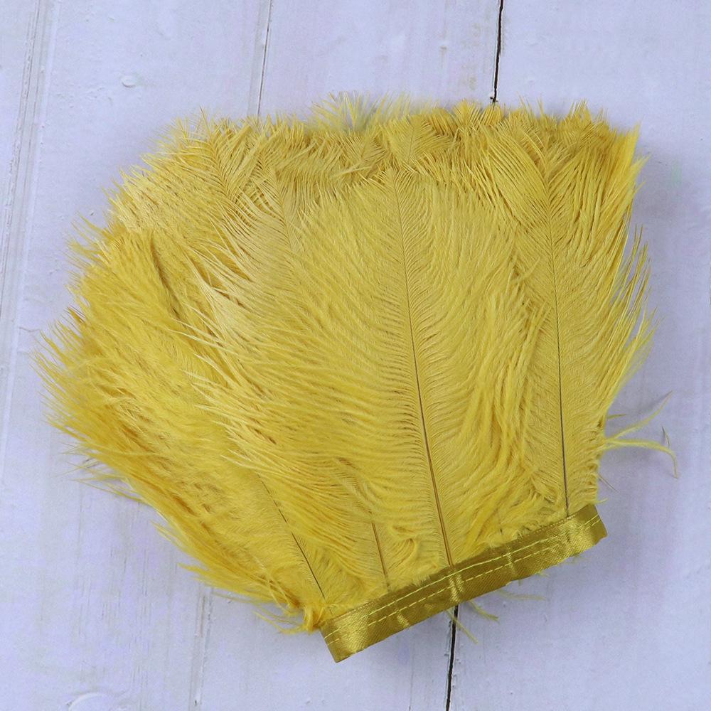 Whole Ostrich Hair Cloth Edge Clothing Accessories Material Ostrich Hair Cloth Strap Diy Handicraft Skirt
