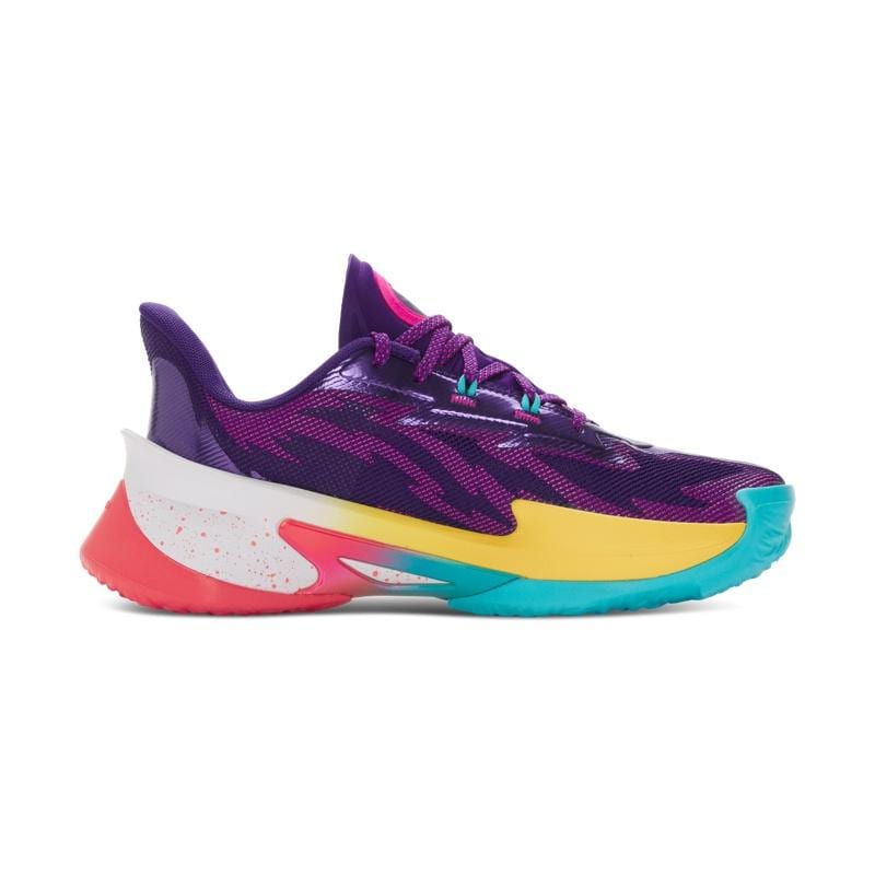 Under Armour SERIA CURRY 7 Amortizare Rezistente la Abraziune Rebound Pantofi de Baschet Unisex Mov 3027983-500