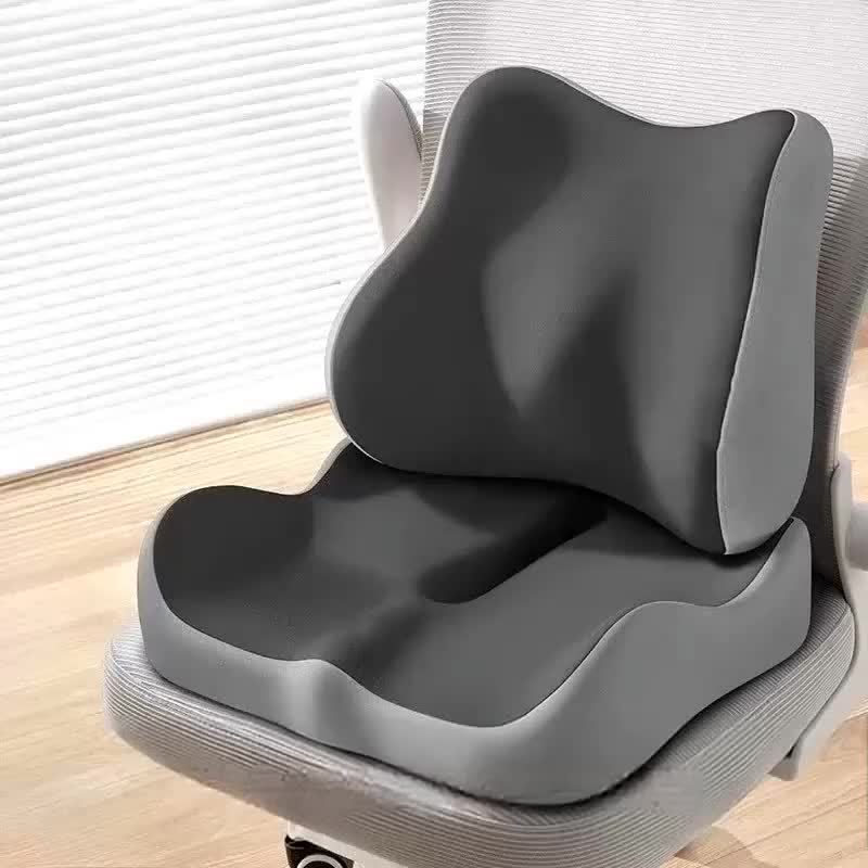 2 ks Ergonomický bederní podpůrný polštář, Dvojitě polstrovaný chránič kyčlí a zad s prodyšným polyesterovým potahem, Pratelný v pračce