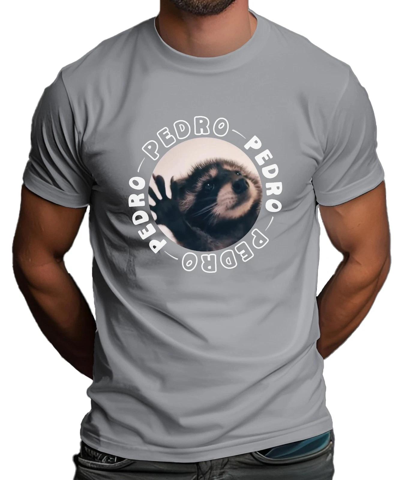 Waschbär Pedro Meme Racoon Dance Lustig Raccoon Herren T-Shirt XXL