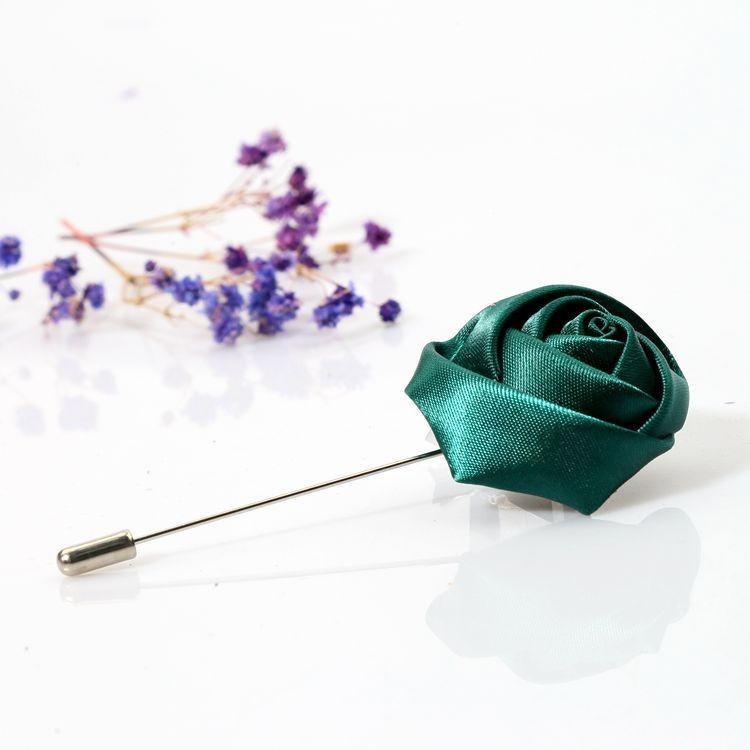 Herren Knopflochblumen für Hochzeit Bräutigam Anstecker Reversnadeln Band Rosen Blume Herrenanzug Knopfloch Anstecknadel Hochzeit Zubehör hochzeit