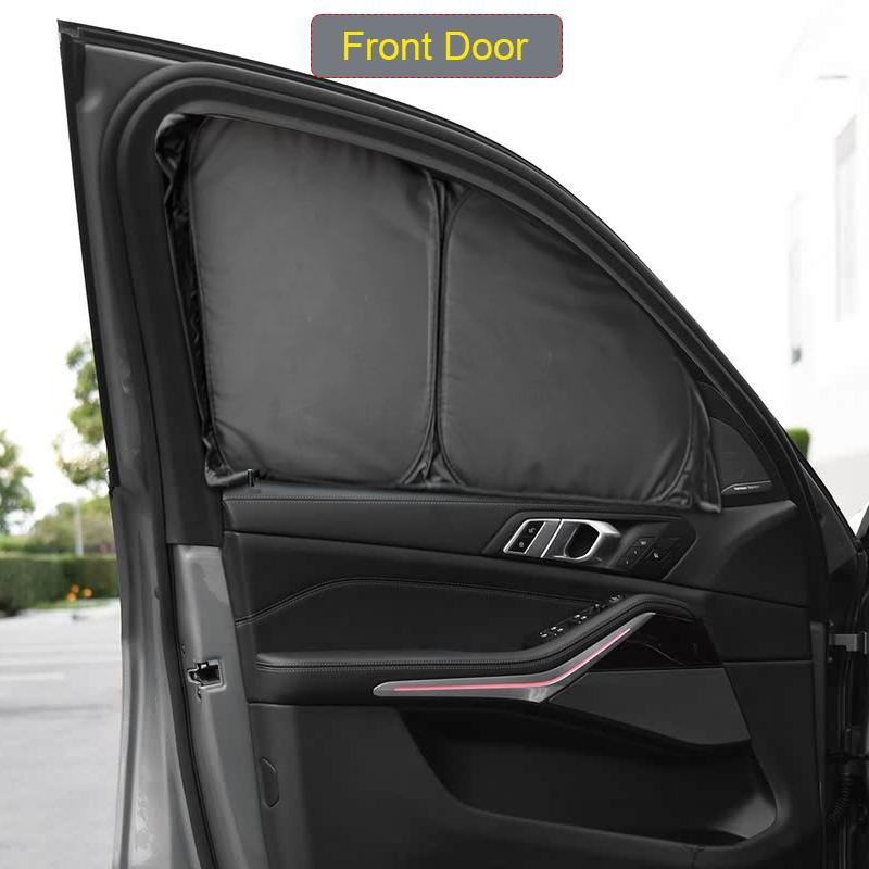 Auto Schwarze Fenster Sichtschutz Sonnenschutz für BMW X5 G05 2019-Aktuell Anti-UV Wärmeisolierung Schutzabdeckung Innenzubehör