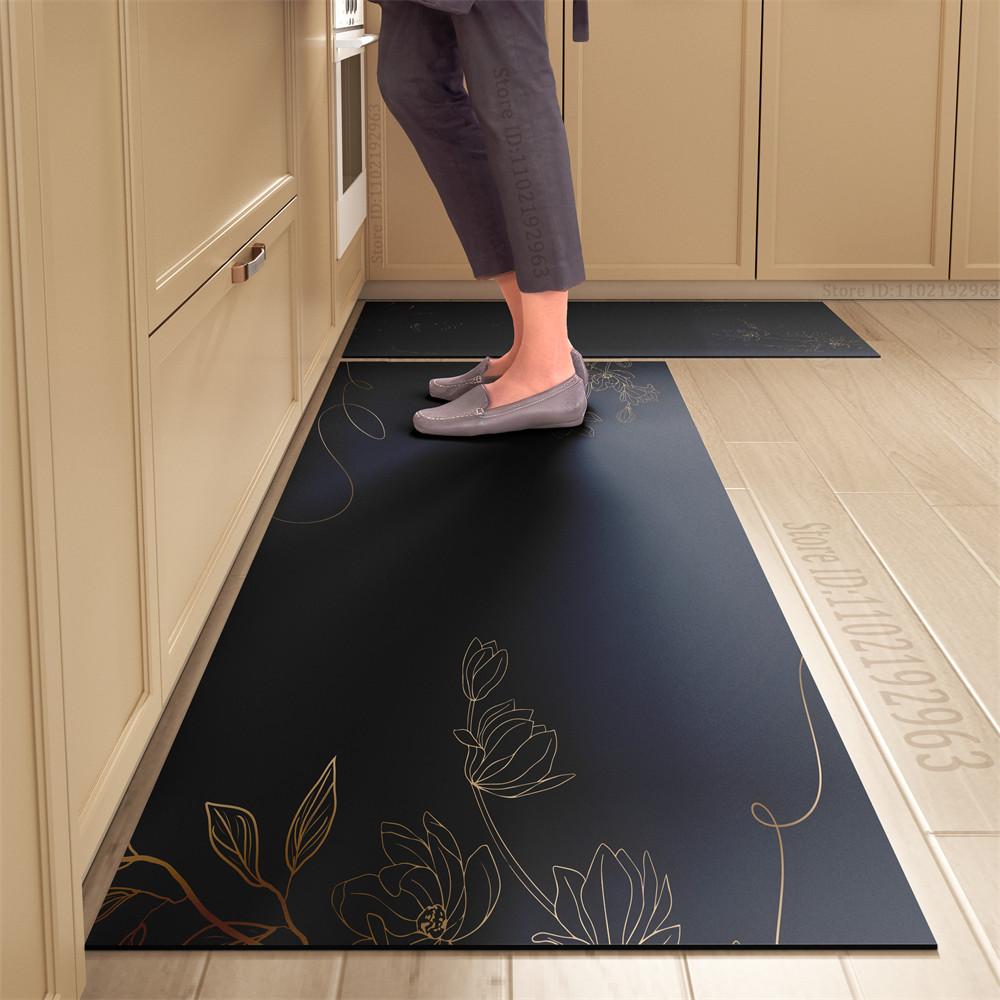 Rutschfeste Küchenmatte Lange Teppiche Kristall-Samt-Teppich für Wohnzimmer Absorbierende Fußmatten Schlafzimmer-Fußmatte Alfombra Kleine Teppiche