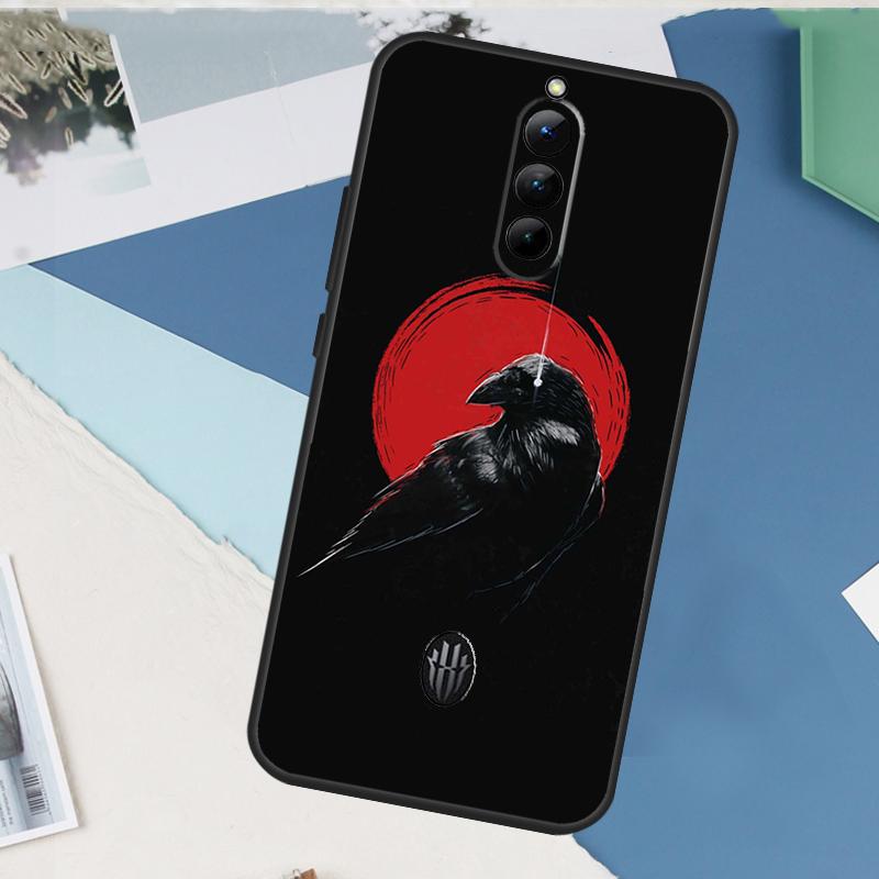 Crow Raven Dark Skull For Nubia Red Magic 10 9 8 Pro Plus 6 7 6S 7S Pro 5G 6R RedMagic 8S 9S Pro Plus Phone Case