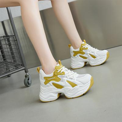 Net Face Dad Shoes for Women 2026 Summer New Style Interior Height Increasing Women's Shoes
