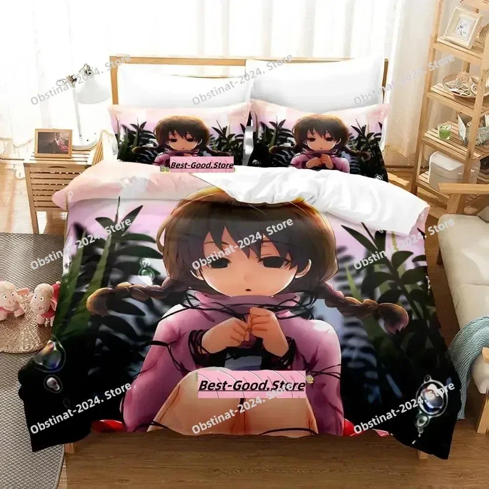 Yume Nikki Bedding Set Single Twin Printed Bed Set With Pillowcase Bed Duvet Cover Soft Single Double Queen Super King Size