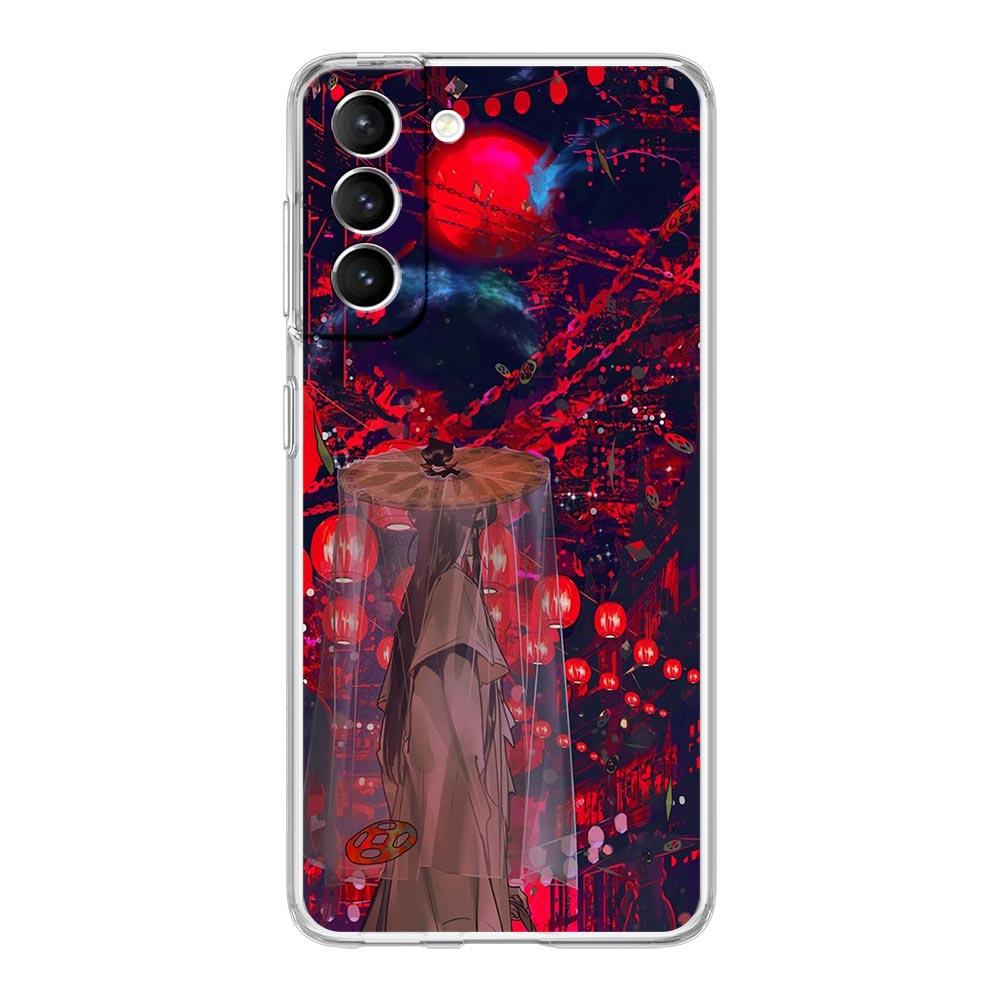 Himmelsamt Segen Chinesische Handyhülle Für Samsung Galaxy S23 Ultra S22 5G S20 S21 FE 5G S10E S9 S8 S10 Plus Klare Hülle