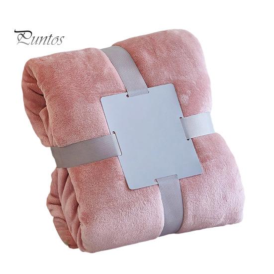 Lightweight Plush Blanket Solid Color Flannel Throw Blanket, for Bed, Portable Nap Sofa, Couch, Soft Fuzzy Sleeping All Seasons Warm