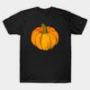 Asian Size Cotton Unisex Tshirt Print T-shirt Pumpkin T-shirt No-Cut Print Regular Fit