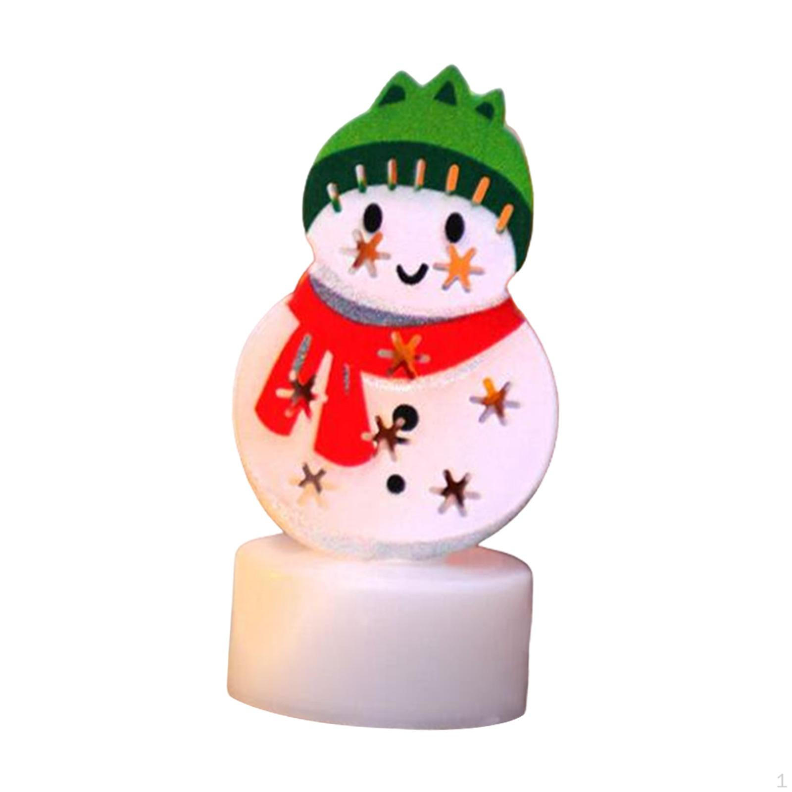

Рождественская фигурка ночник для настольной лампы украшения в помещении Snowman
