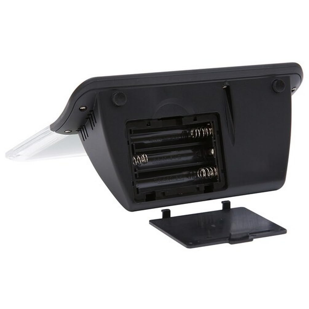 Nitori Radio-Controlled Digital Table Clock 001LT Black NITORI 8172782