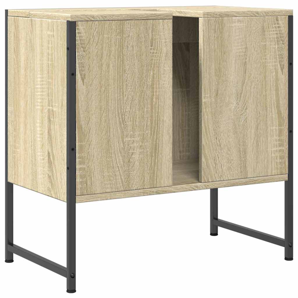 Vidaxl Waschbeckenunterschrank, Sonoma-Eiche, 60X33X60 Cm
