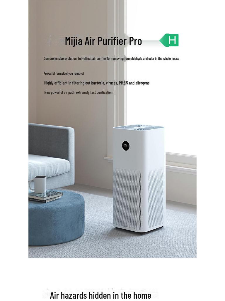 Xiaomi Mijia ProH Smart Air Purifier for Home and Office – Removes Formaldehyde and Haze.