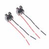 2pcs For Lamp Wire Pigtail Female H7 2 Harness Head Light Low Beam Socket Plug